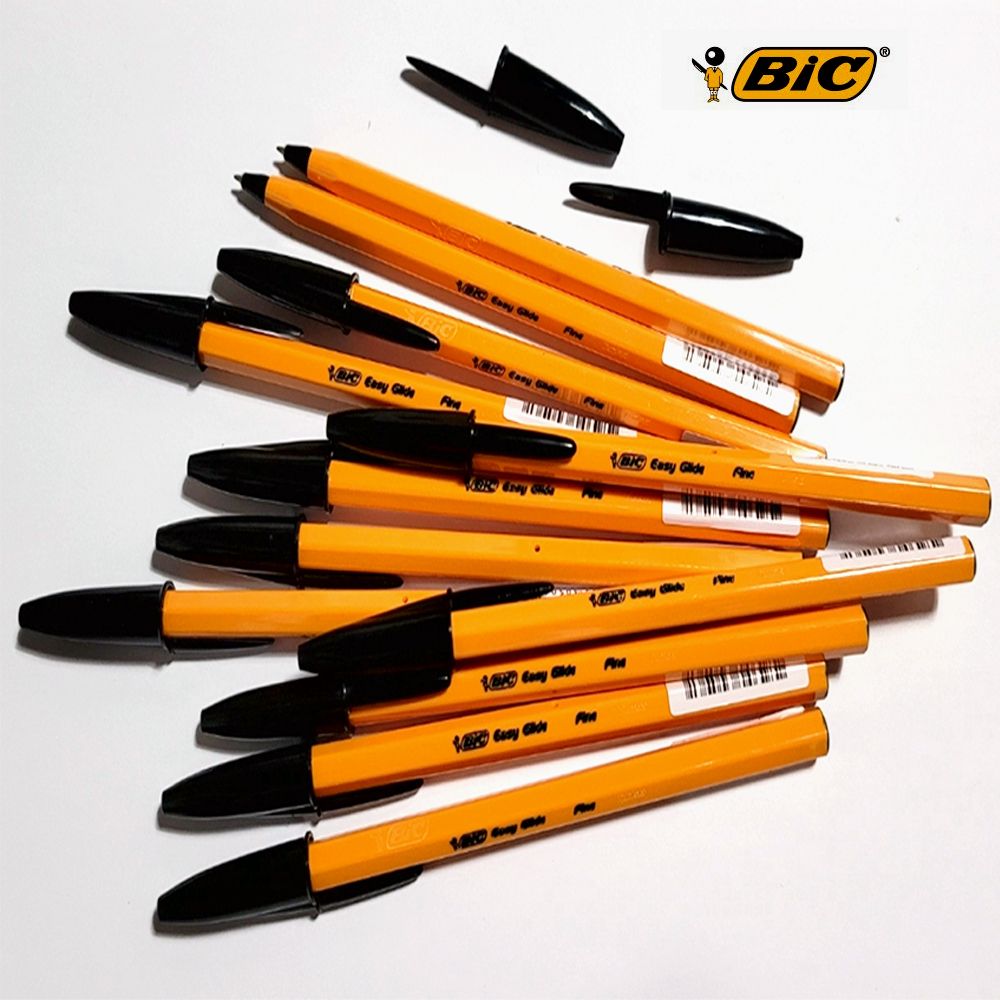 BIC 오렌지 유성볼펜 0.7MM 12자루