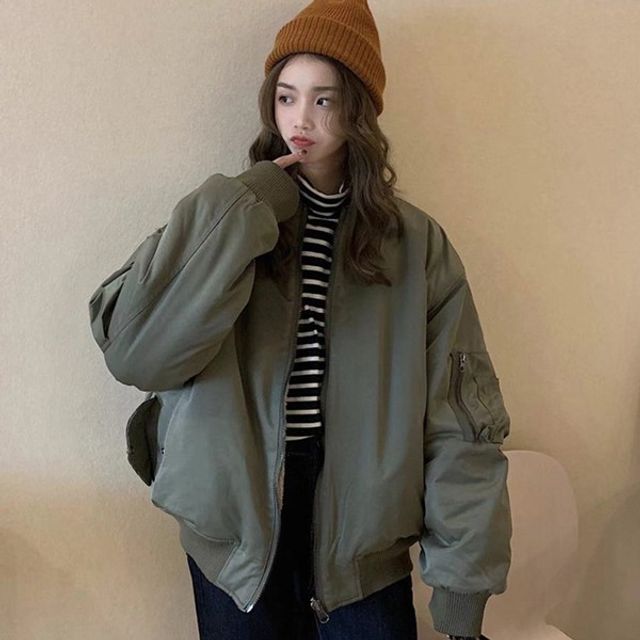 여성 WS-HS12 양면 점퍼 캐주얼 패션 W
