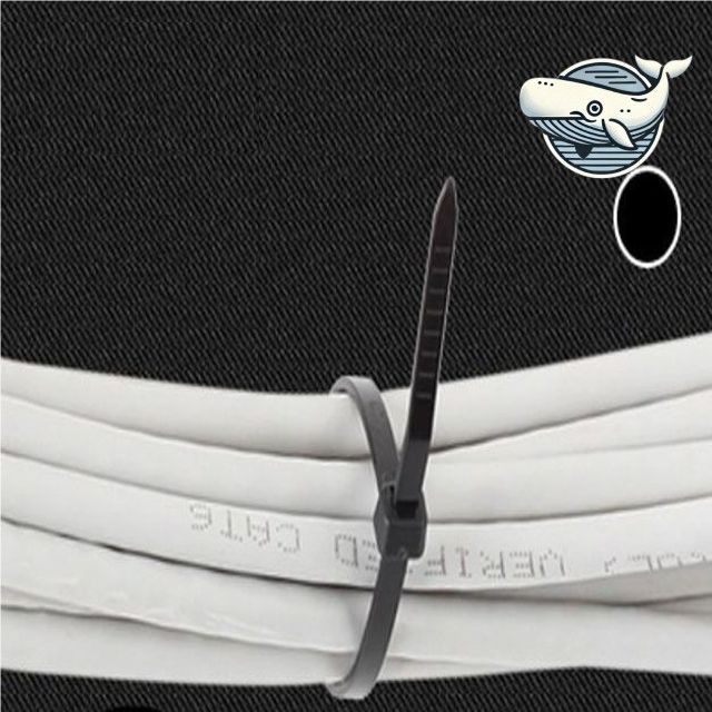 케이블 정리 타이 블랙 다양한 크기와 용도