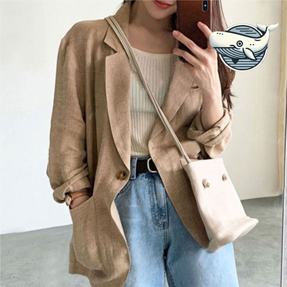 빈티지 스타일 여자 자켓 가을 데일리 캐주얼