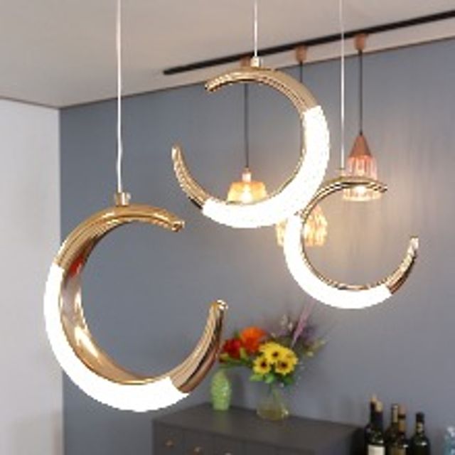LED 팬던트 조명 문 W493-3 15W 주백색 4.0K 비츠온