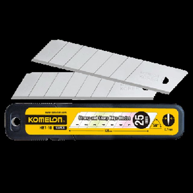 코메론 커터칼날 HB7-10(E) 25mm(1통10EA) (10)TUB