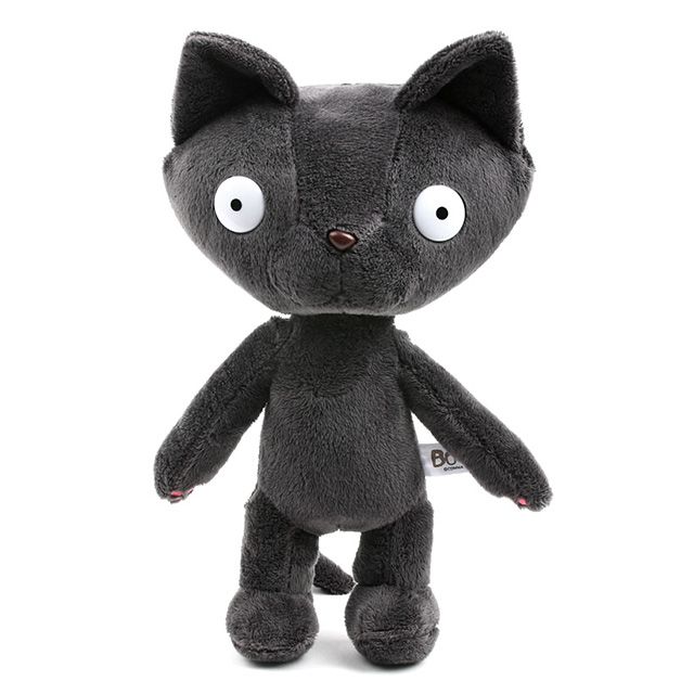 보토스 봉제인형 토토 28cm 고양이 동물인형 블랙