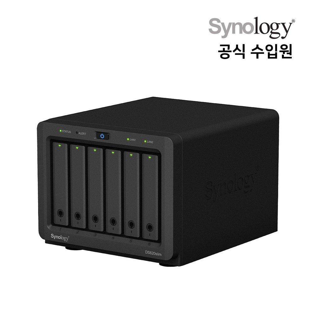 시놀로지 DS620slim 6베이 NAS 하드미포함 단품