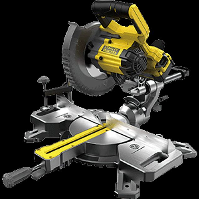 STANLEY 충전슬라이드각도절단기 SCM701M2-KR 20V(L