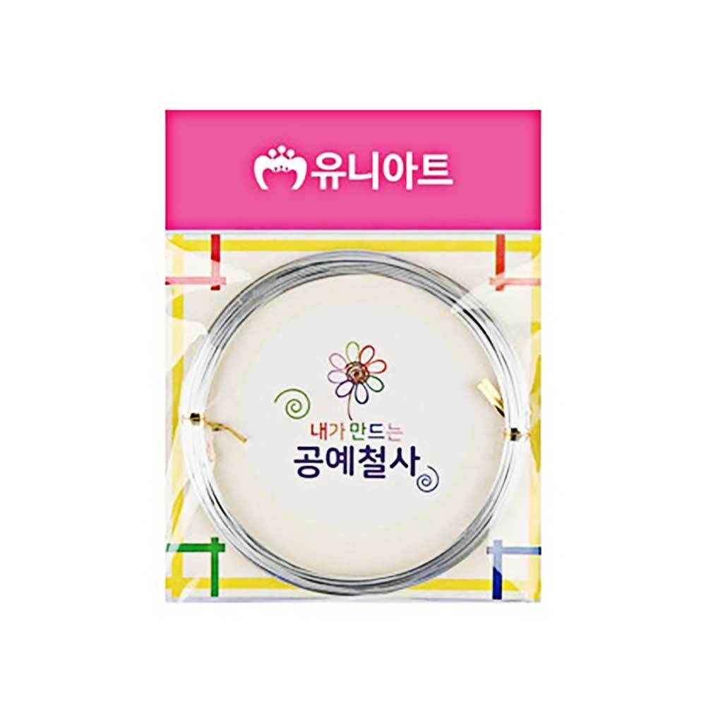 유니아트 내가 만드는 공예철사 1.0mm 1번 은색