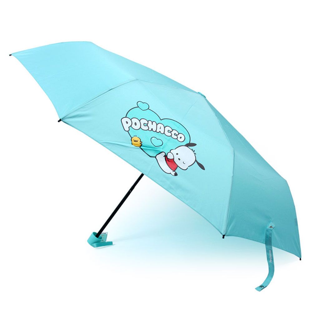 아이티알,NE 포차코 3단 55 하트 수동 우산 민트 아동 접이식 휴대