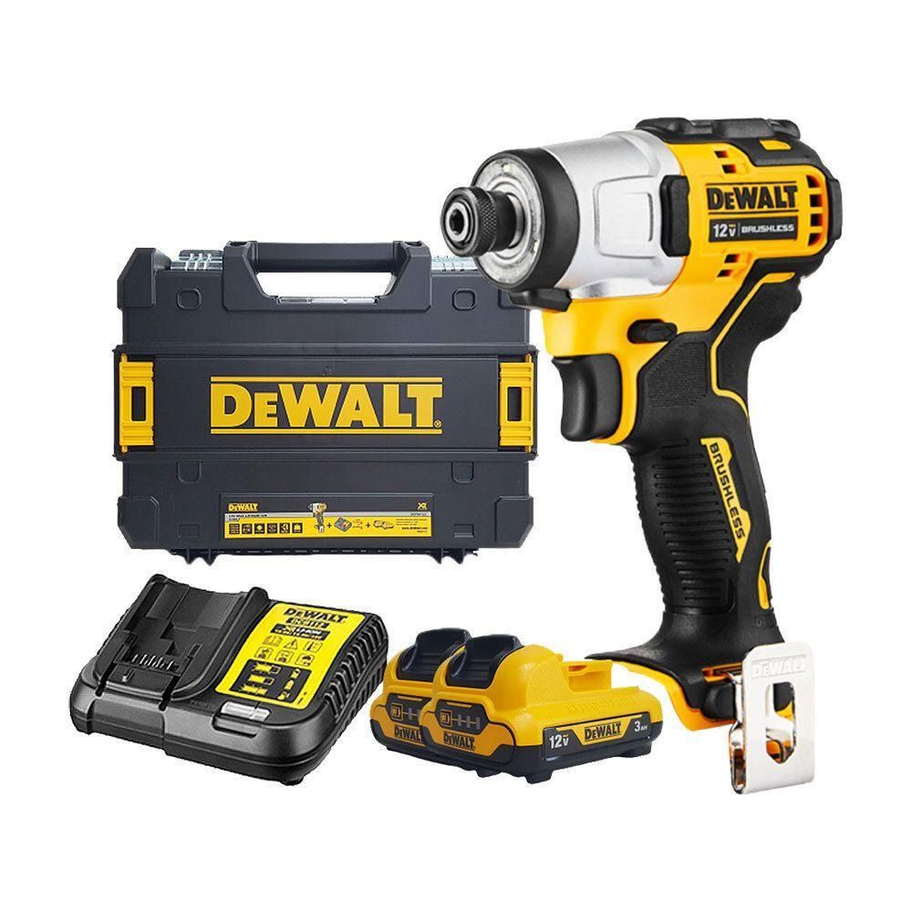 충전 임팩 드라이버 dcf 801l2 bl 모터 3.0ah 12v