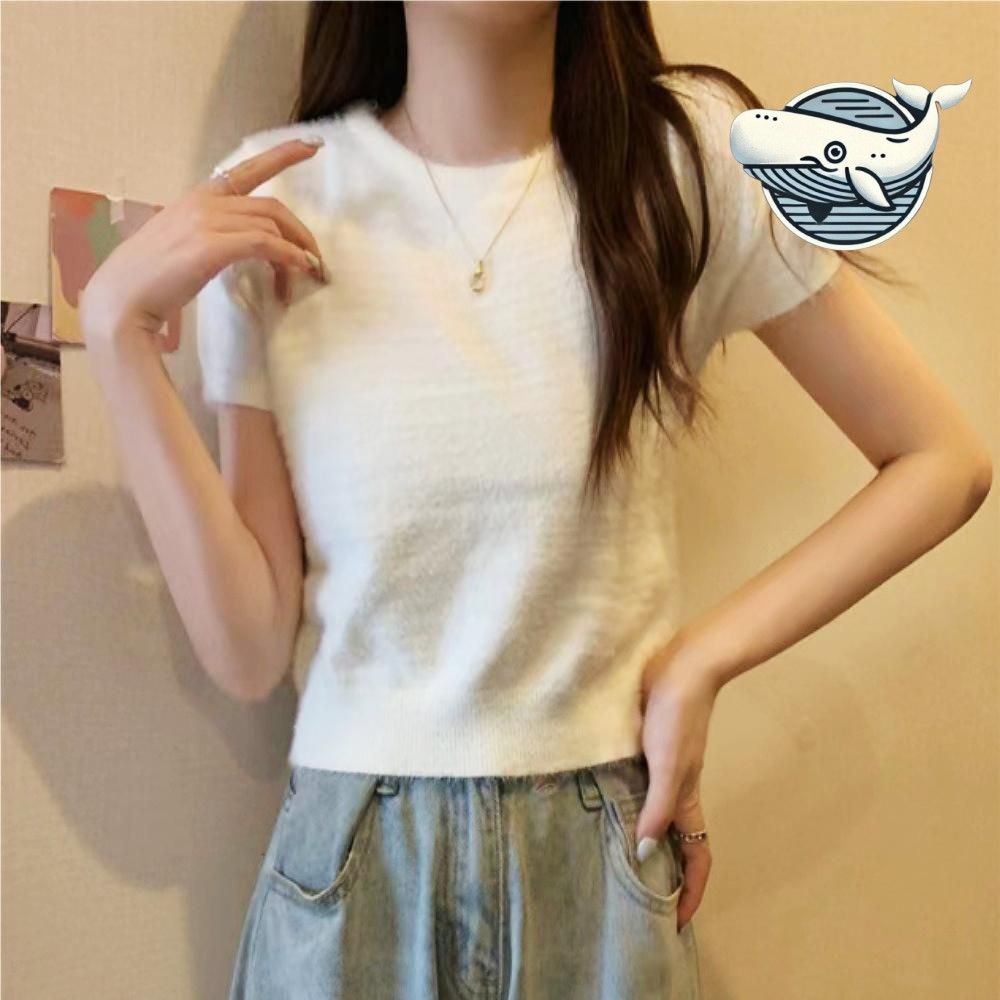 여름 필수 아이템 편안한 라운드넥 반팔티셔츠