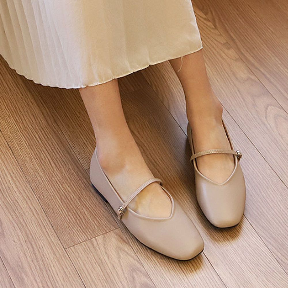 캐주얼 유행 인기 단화 여성 메리제인 플랫슈즈