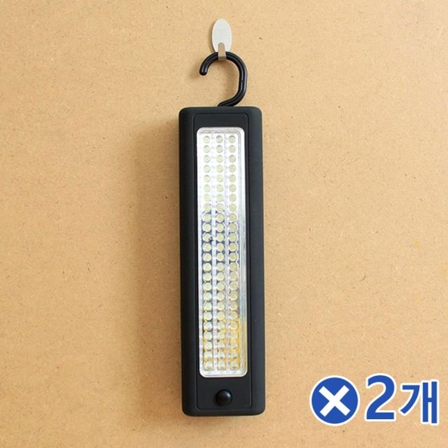 손잡이달린 LED 캠핑랜턴x2개 손전등랜턴 LED손전등