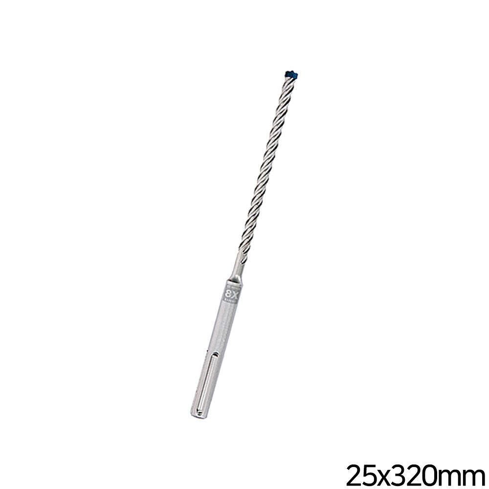 sds 25x320mm 8x 철근 타공 4 날 햄머드릴 비트 max