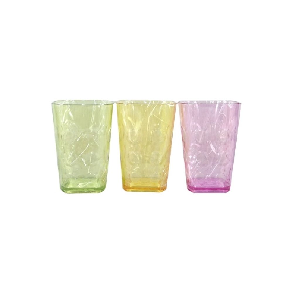 물방울사각물컵(대)AMC913 - 2EA 플라스틱컵 컵