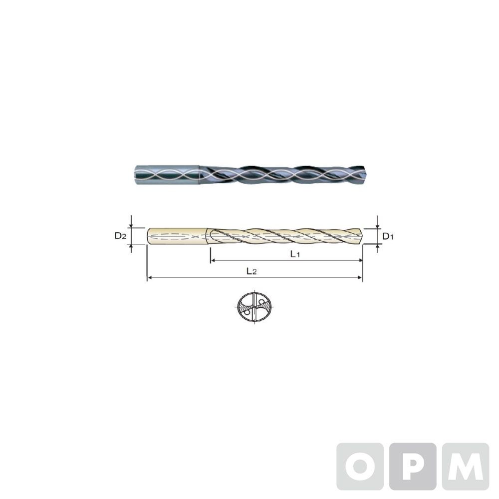 INOX Drills W/C.H 5D D8X8X53X91 (DH452080)