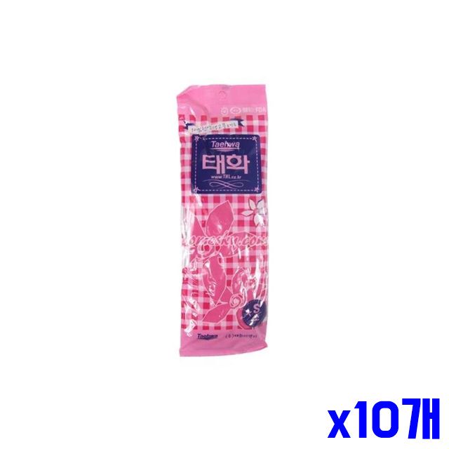 좋은 주방잡화 신축성 미니 S x10개 고무장갑 핑크 주