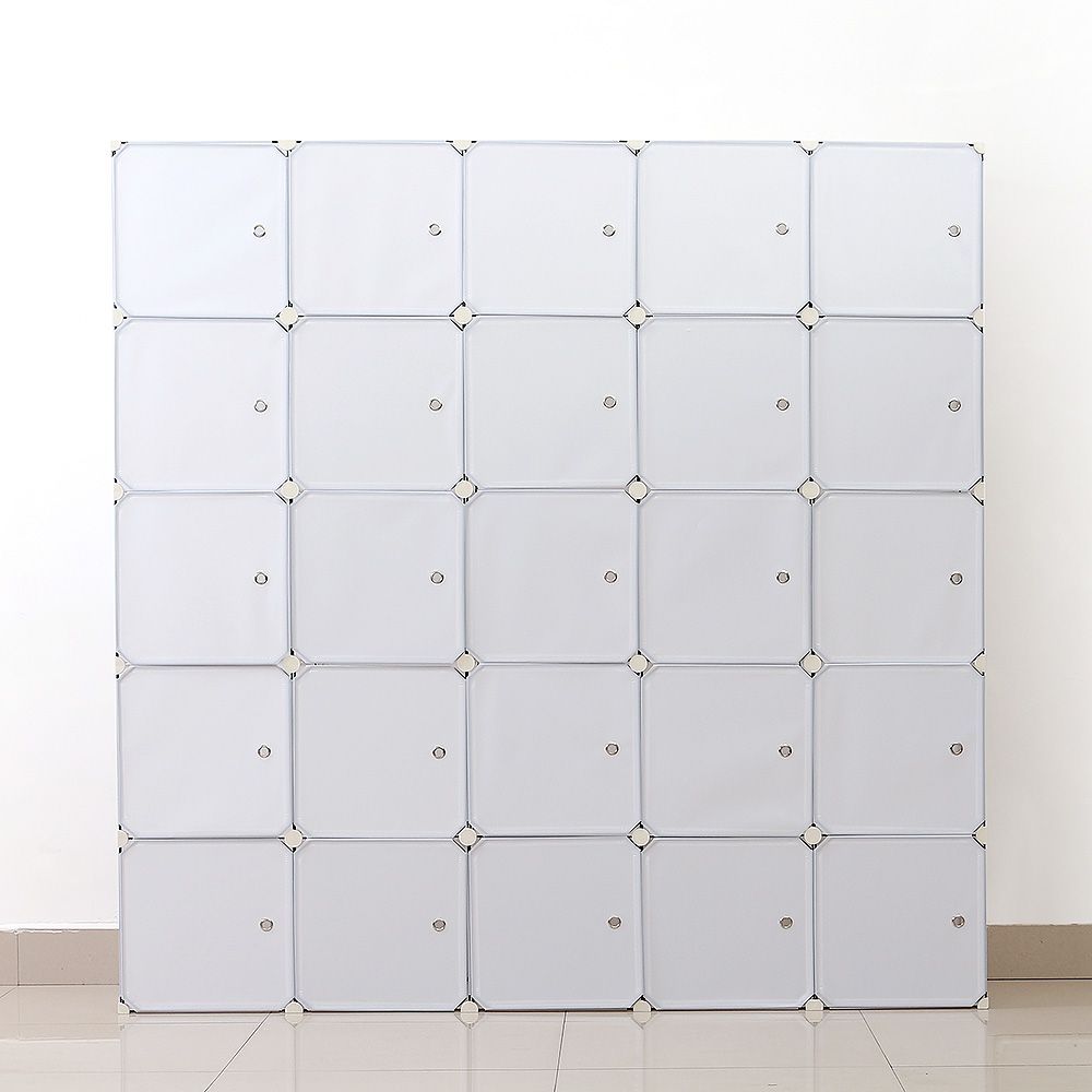 리크플 183x183cm 옷수납장 DIY 옷장 흰색 선반