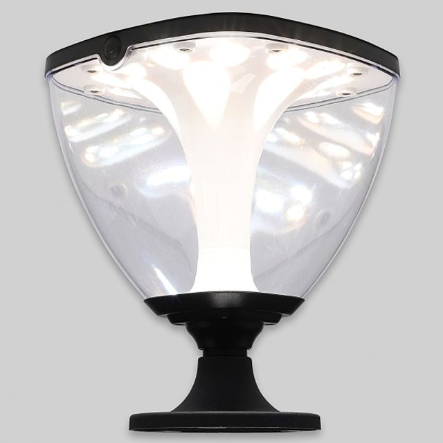 태양광 LED 문주등 하만 165x165xH195 블랙 3색
