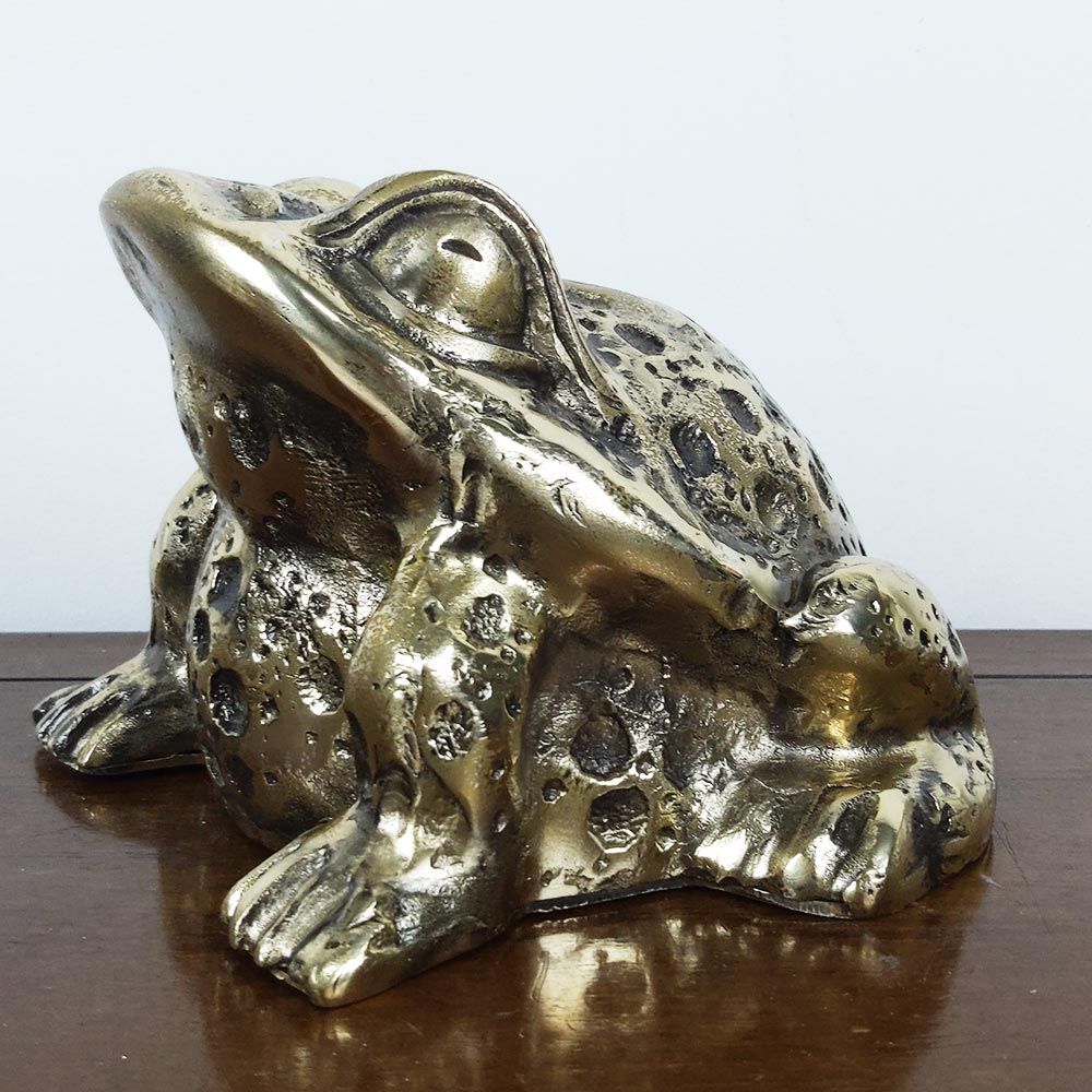 수공예 황동두꺼비 조각상 장식품 인테리어 공예 소품