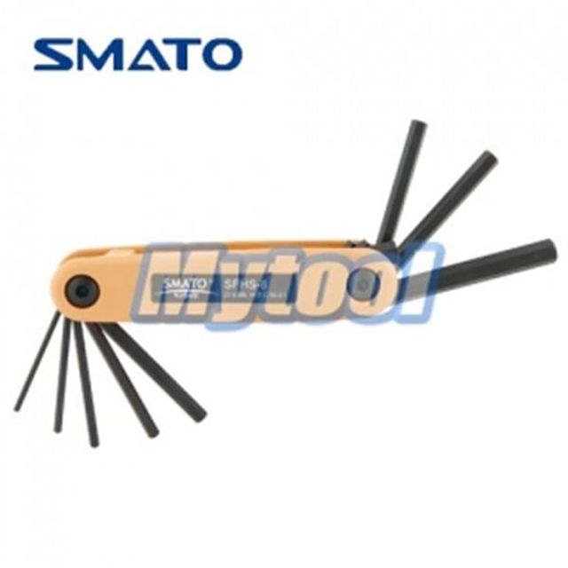 SMATO L렌치세트 접식 SFHS-9 육각 볼 렌치 세트