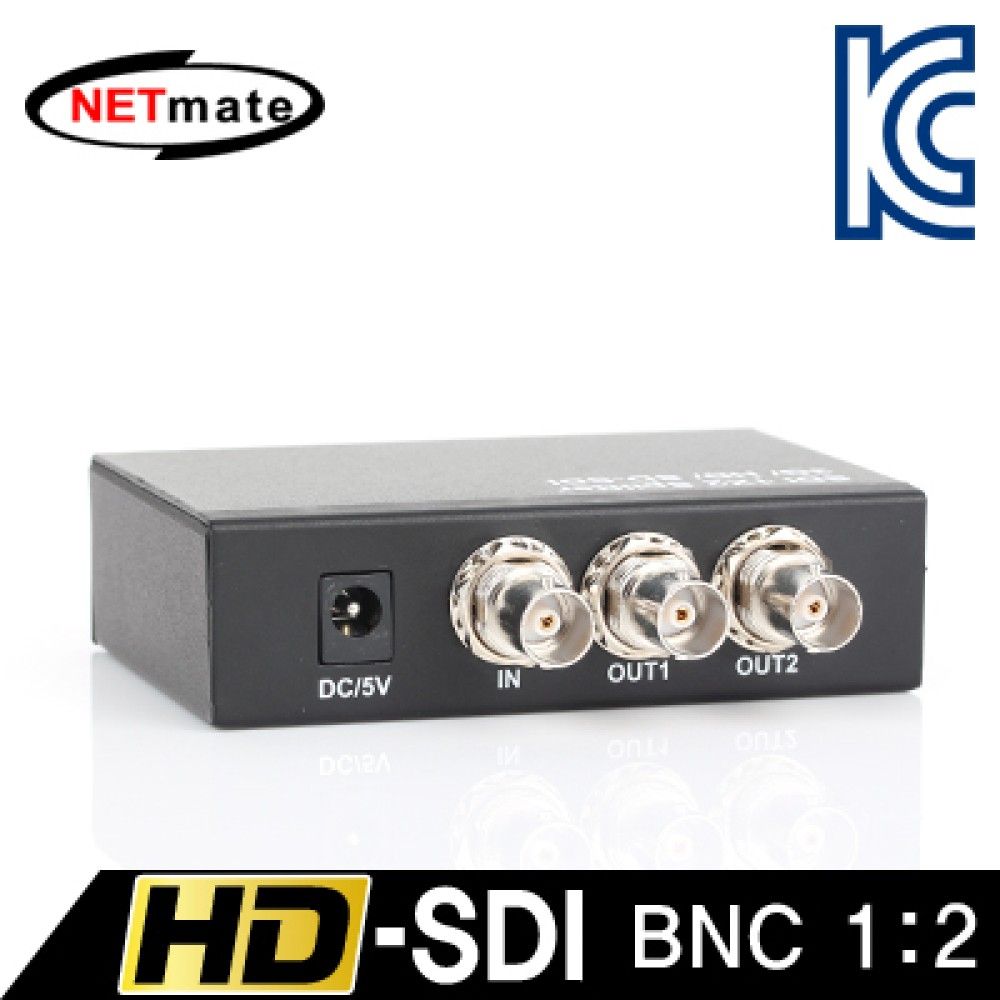 넷메이트 NMJSSDS12 HDJSSDI 지원 BNC 12 분배기