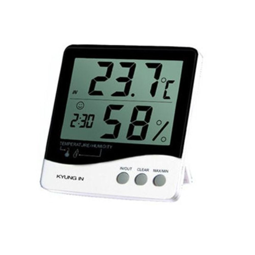 경인01C 디지털 온습도계 온도계 습도계 시계