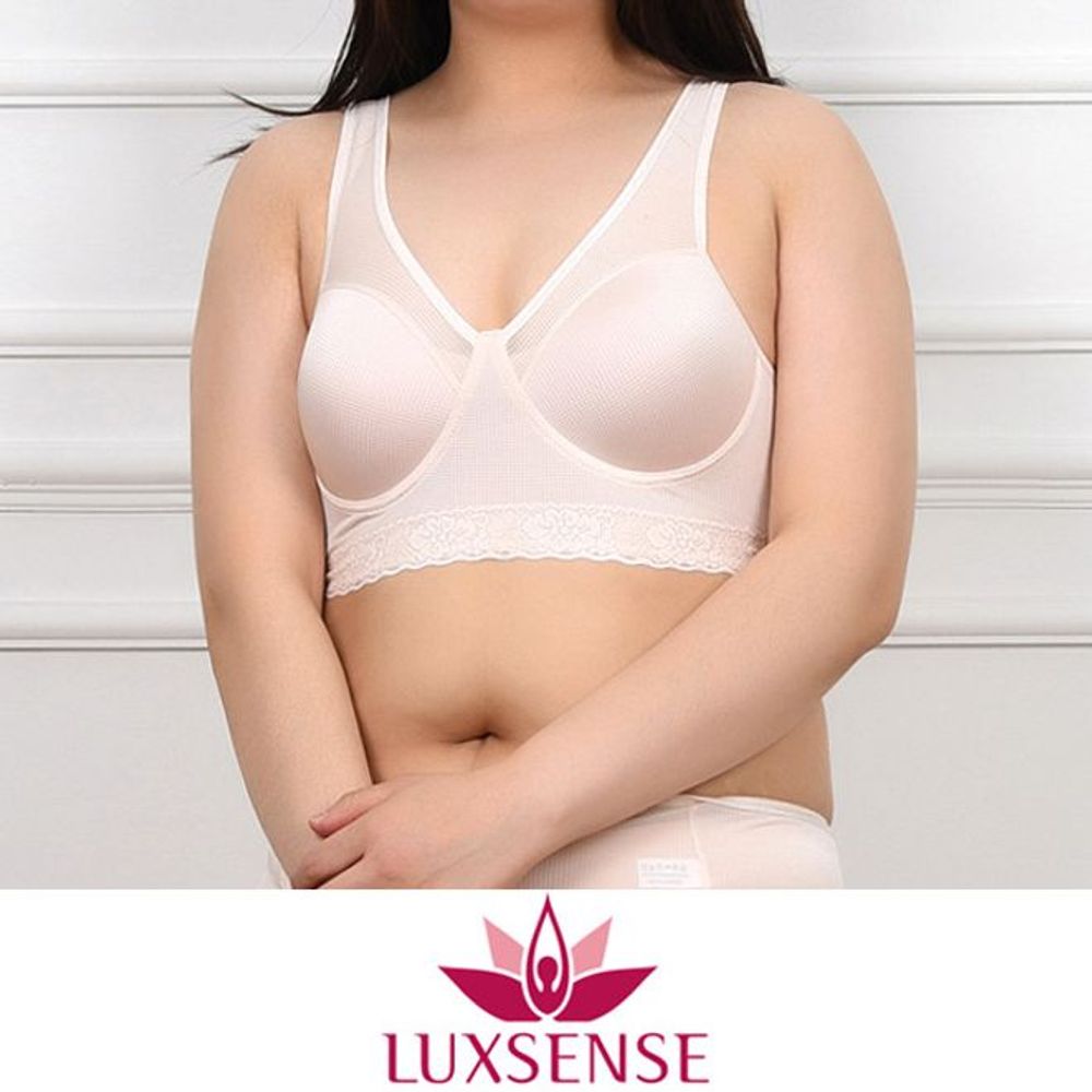 럭센스 빅사이즈 여성 인견 쾌적한 A컵 브라