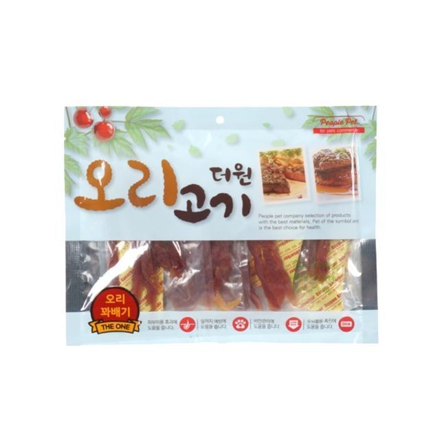 강아지간식 300g 오리꽈배기 일상 5개 애견간식 사시
