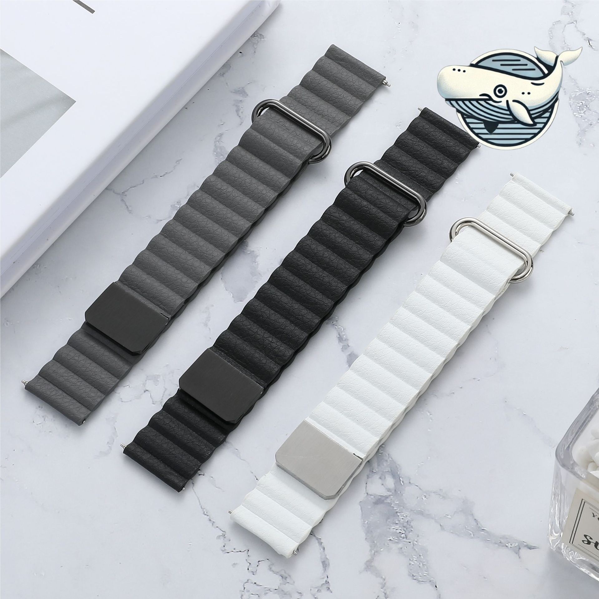가죽 마그네틱 스트랩 세련된 디자인 41mm