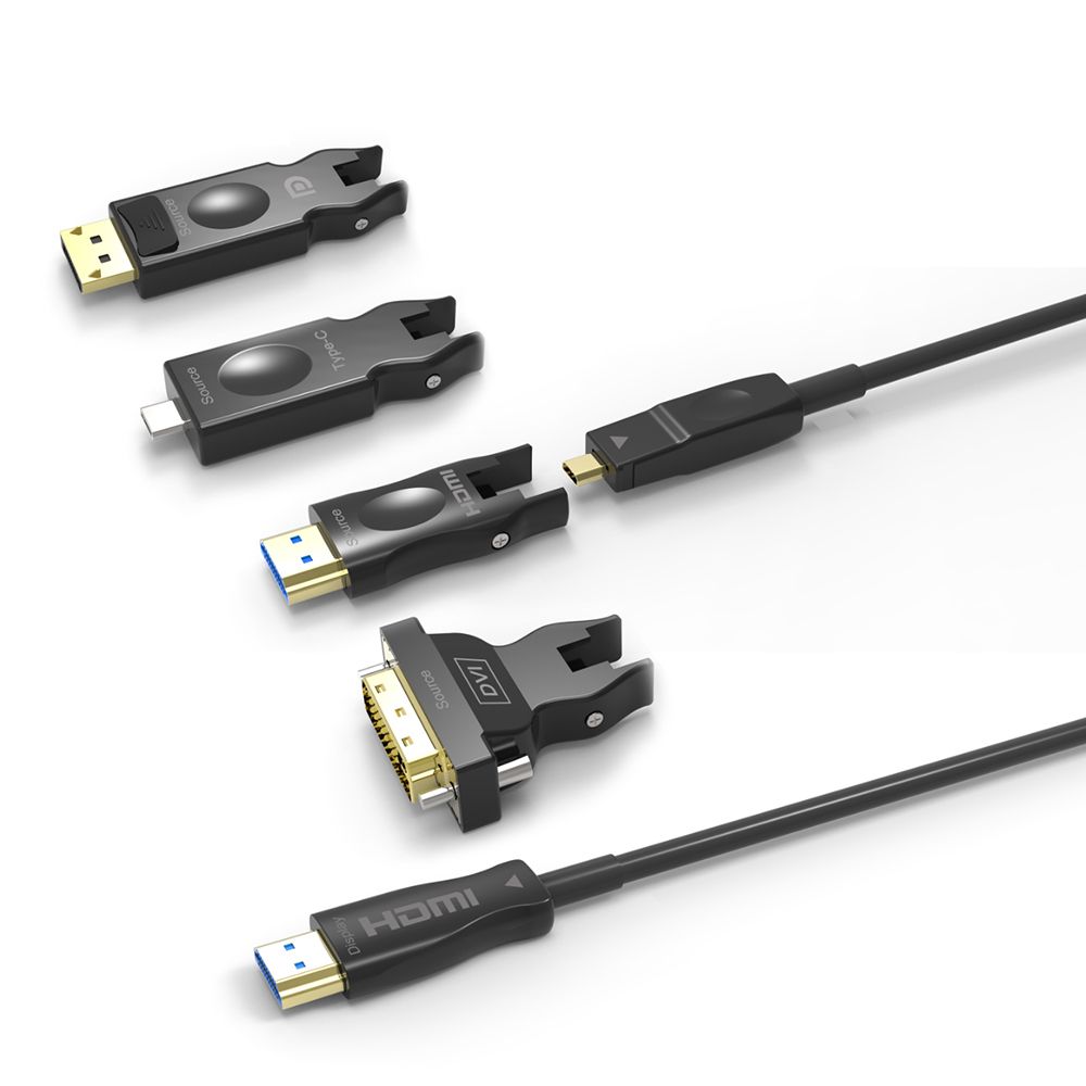 (COMS) 분리형 HDMI AOC 리피터 광케이블 15M(5 in 1)