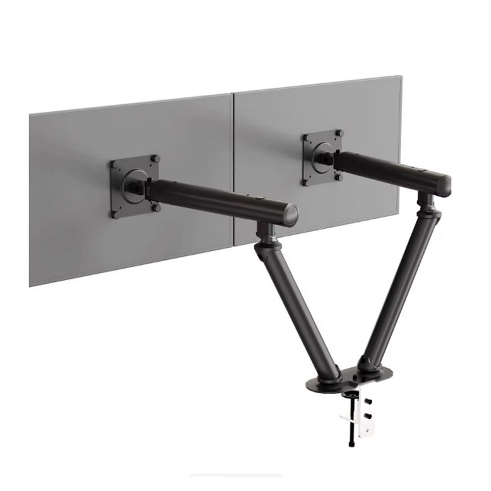 M5 모니터암 듀얼 디자이너 게이머 더블 모니터스탠드