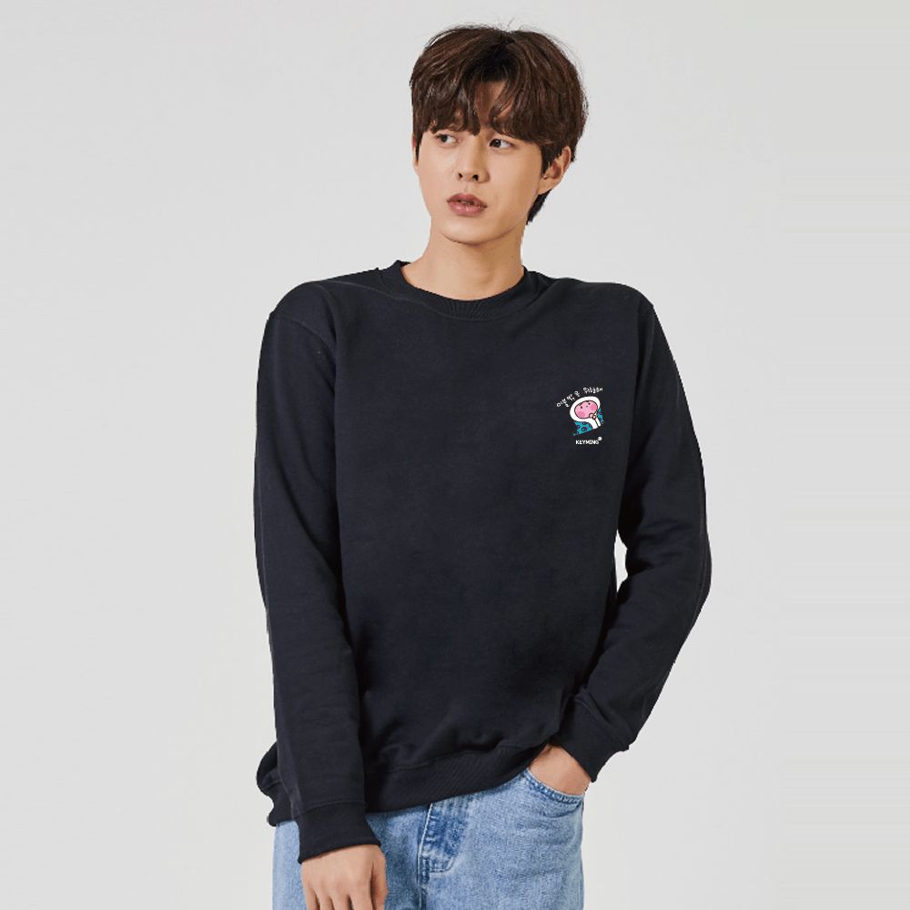 키밍 집콕 이불 맨투맨 후드티 그래픽