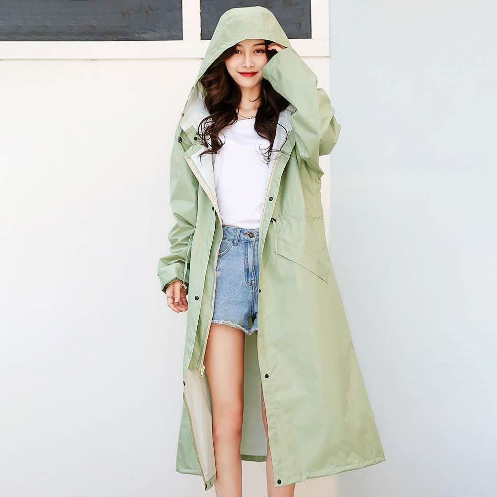 레인코트 XL 민트 여행 행사 바람막이 레저