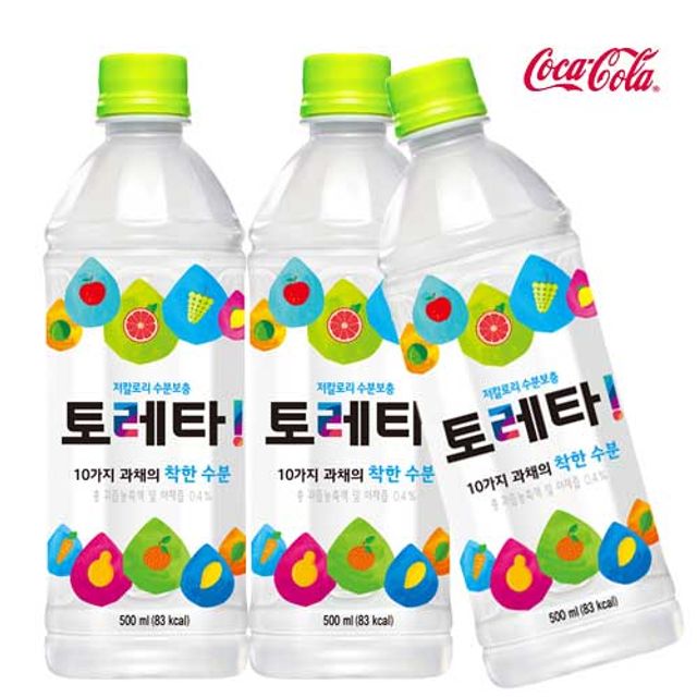 토레타 500ml X 24개 과채음료 이온음료 음료수