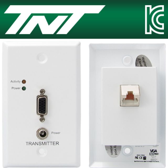 강원전자 TNT 월 플레이트 VGA 1-1 리피터(RJ-45)(3