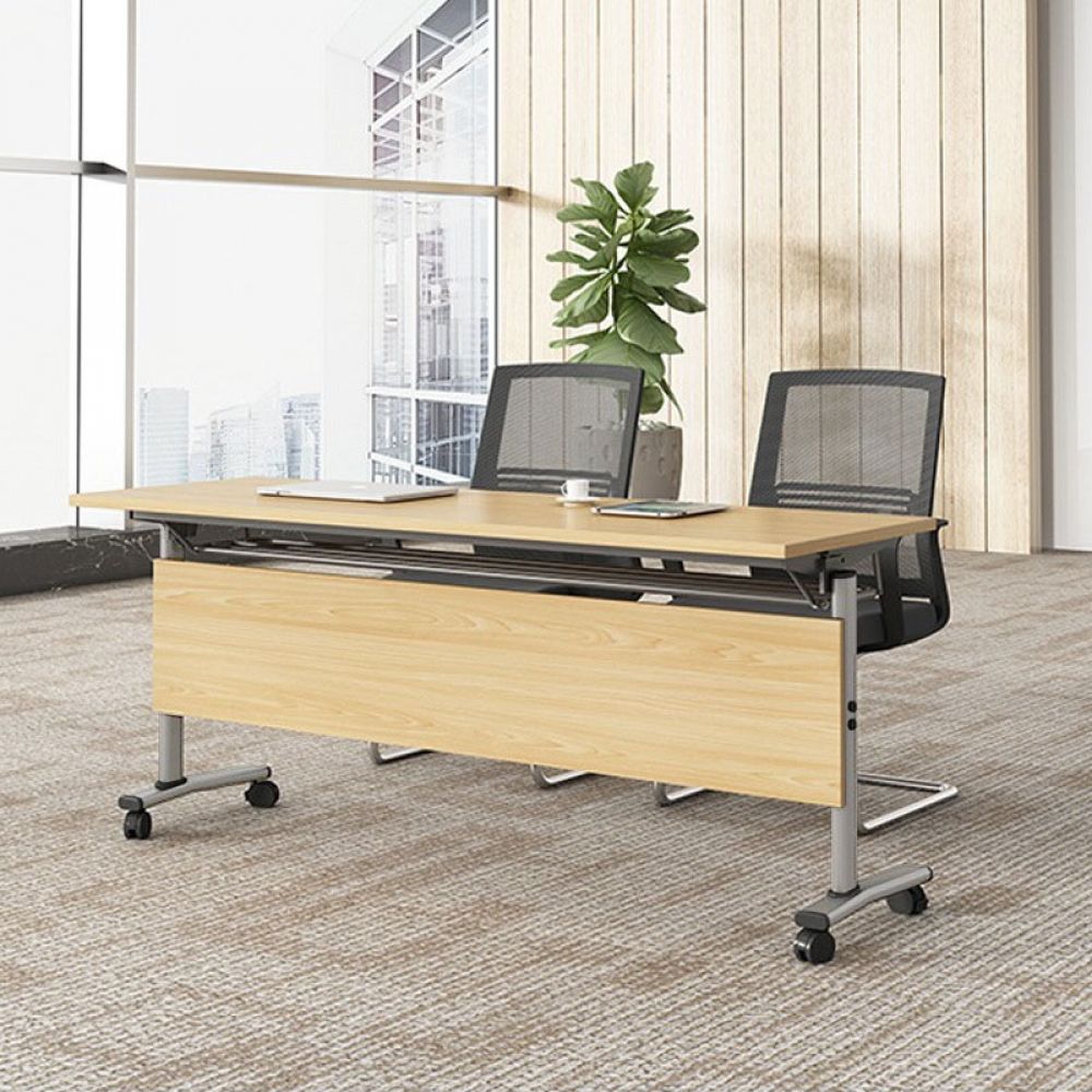 테이블 네츄럴 강의실 접이식 160cmx40cmx75cm