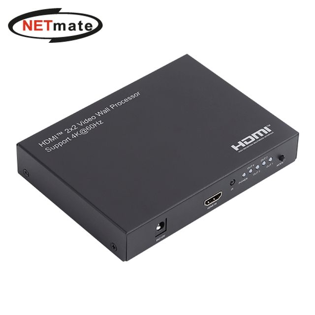 NETmate HDMI 2.0 영상 멀티비전 2x2 비디오월