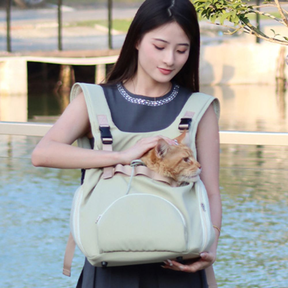 강아지 튼튼한 앞가방 1P 어부바 메쉬망 고양이 외출