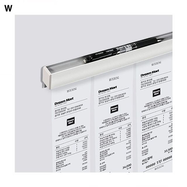 메모 정리 홀더(펜 홀더 겸용) 30cm