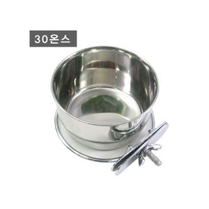 아이티알,NE 철장걸이 스텐식기 30 애완동물 사료그릇 물그릇