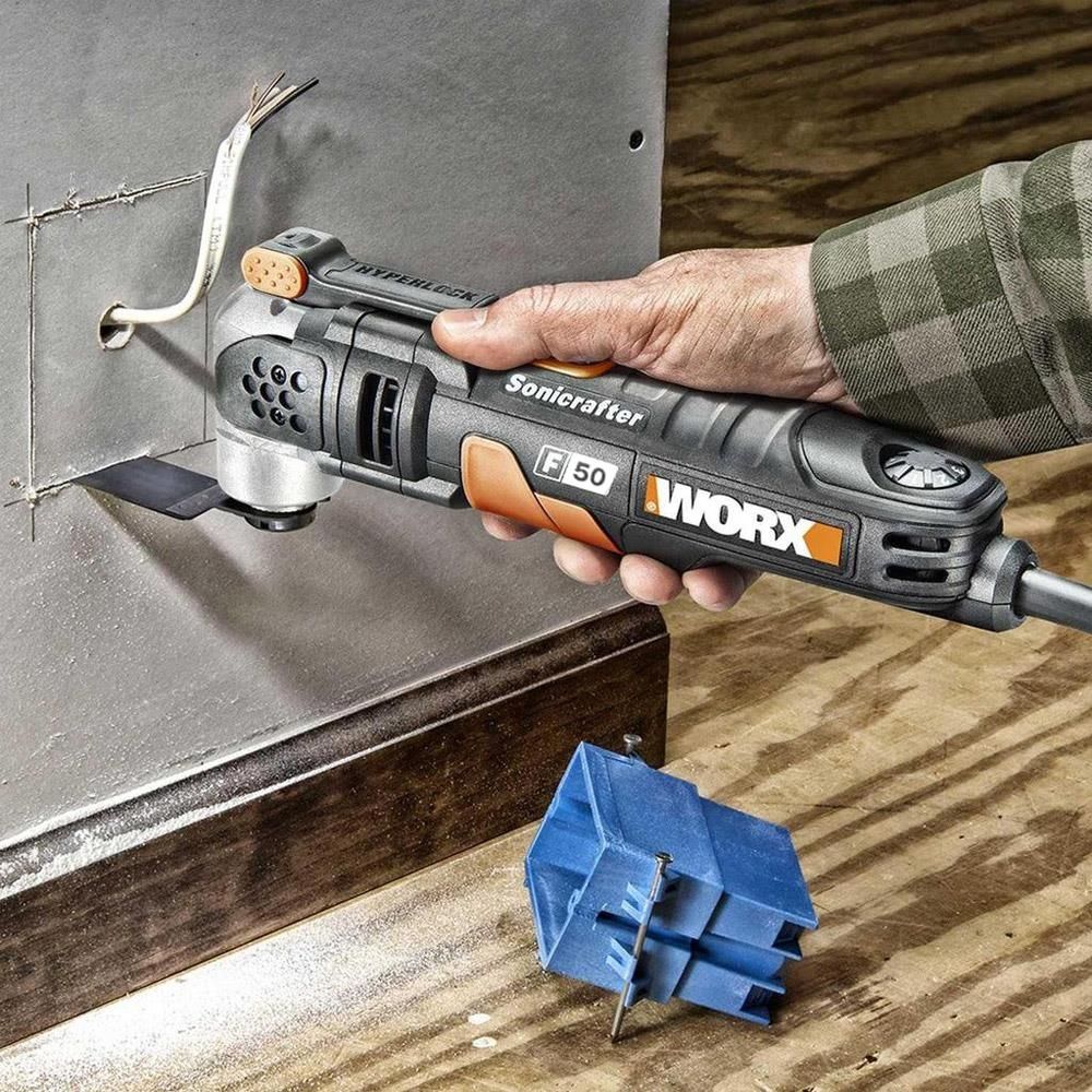 450와트 WORX ORANGE WX681 멀티커터 풀세트