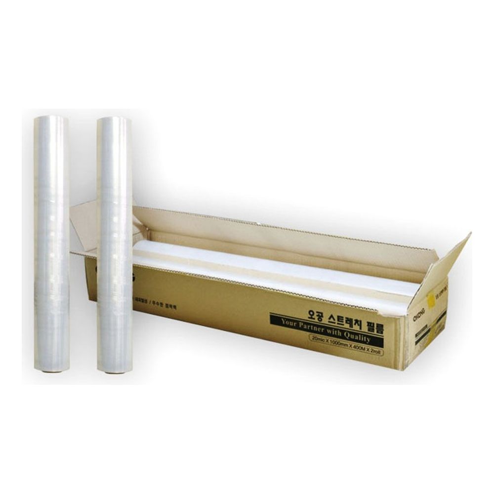 오공 스트레치 필름 공업용 포장용 20Mic x 1BOX 2P