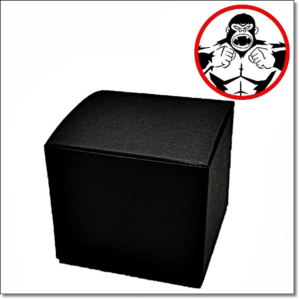1묶음100장 블랙 윗뚜껑B형 75x75x65mm 럭키 선물박스