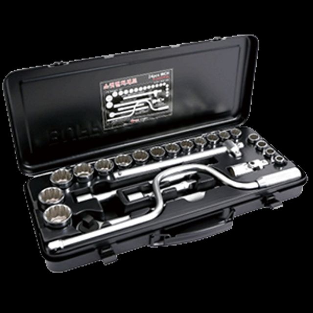 세신 소켓렌치세트(12PT) 1/2DRx24pcs/인 치