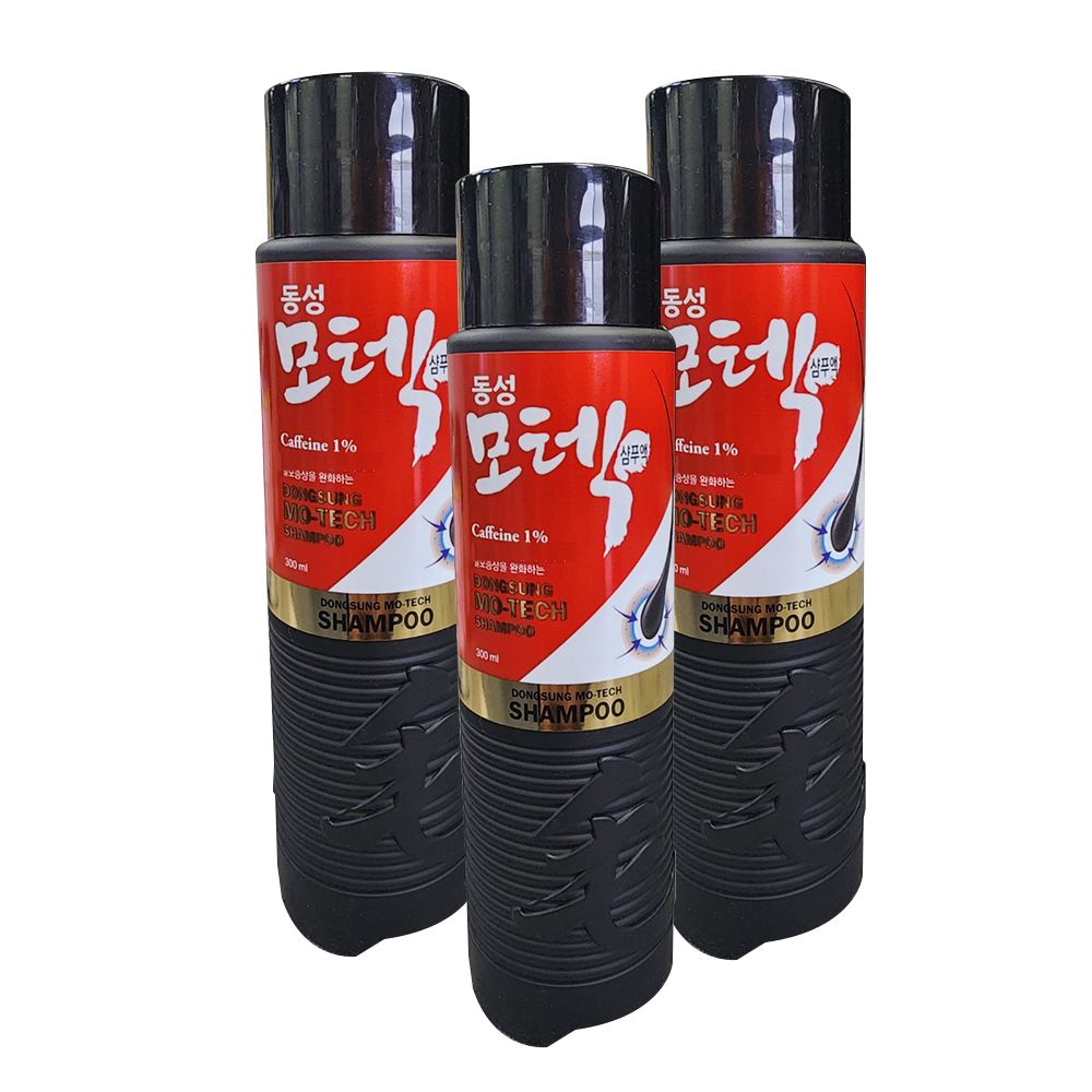 동성 모텍샴푸액 300ml x 3개