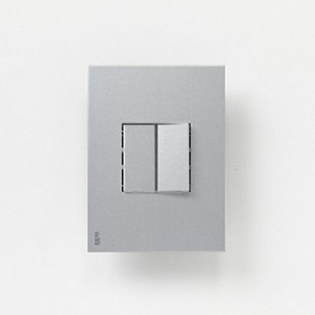 제닛 3로 1구 스위치 실버 ABB
