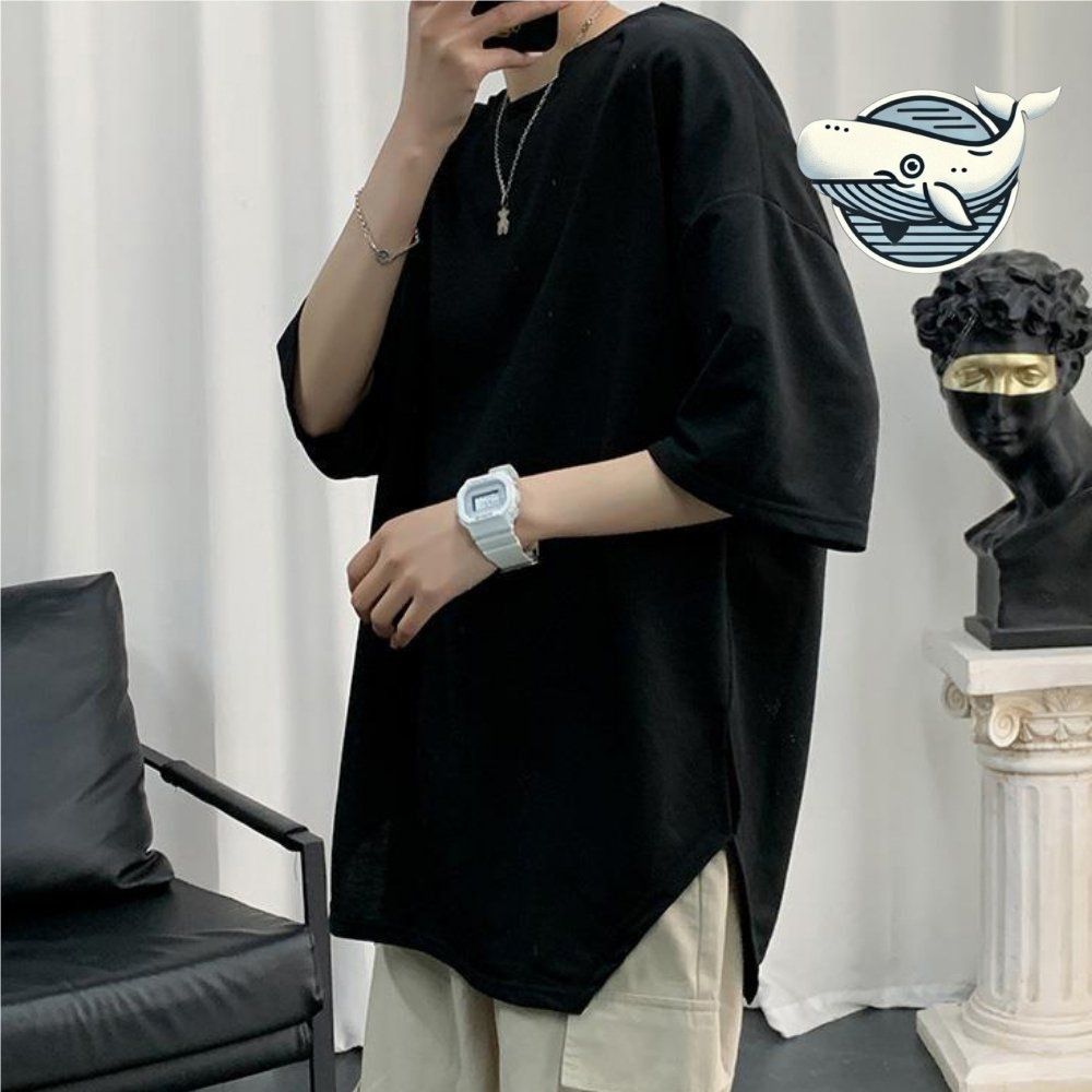 편안한 베이직 남성 반팔 티셔츠 클래식 모던