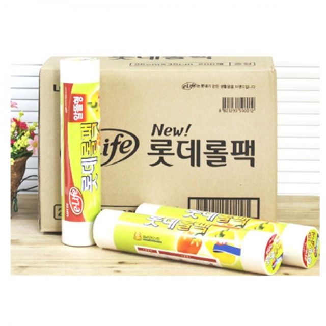 BOX 롯데롤팩 알뜰형 (30x40cm) 500매 12개입 위생백