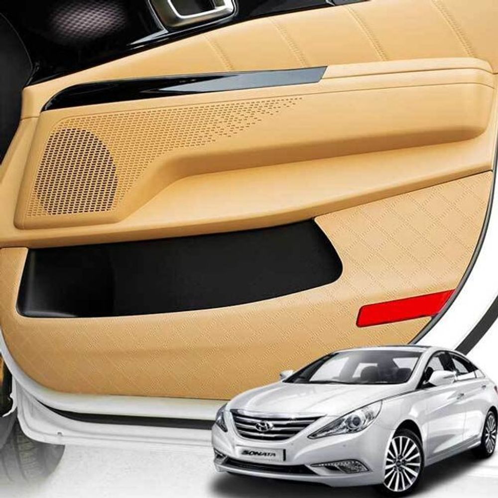 YF쏘나타 도어커버 가죽 기스방지몰딩