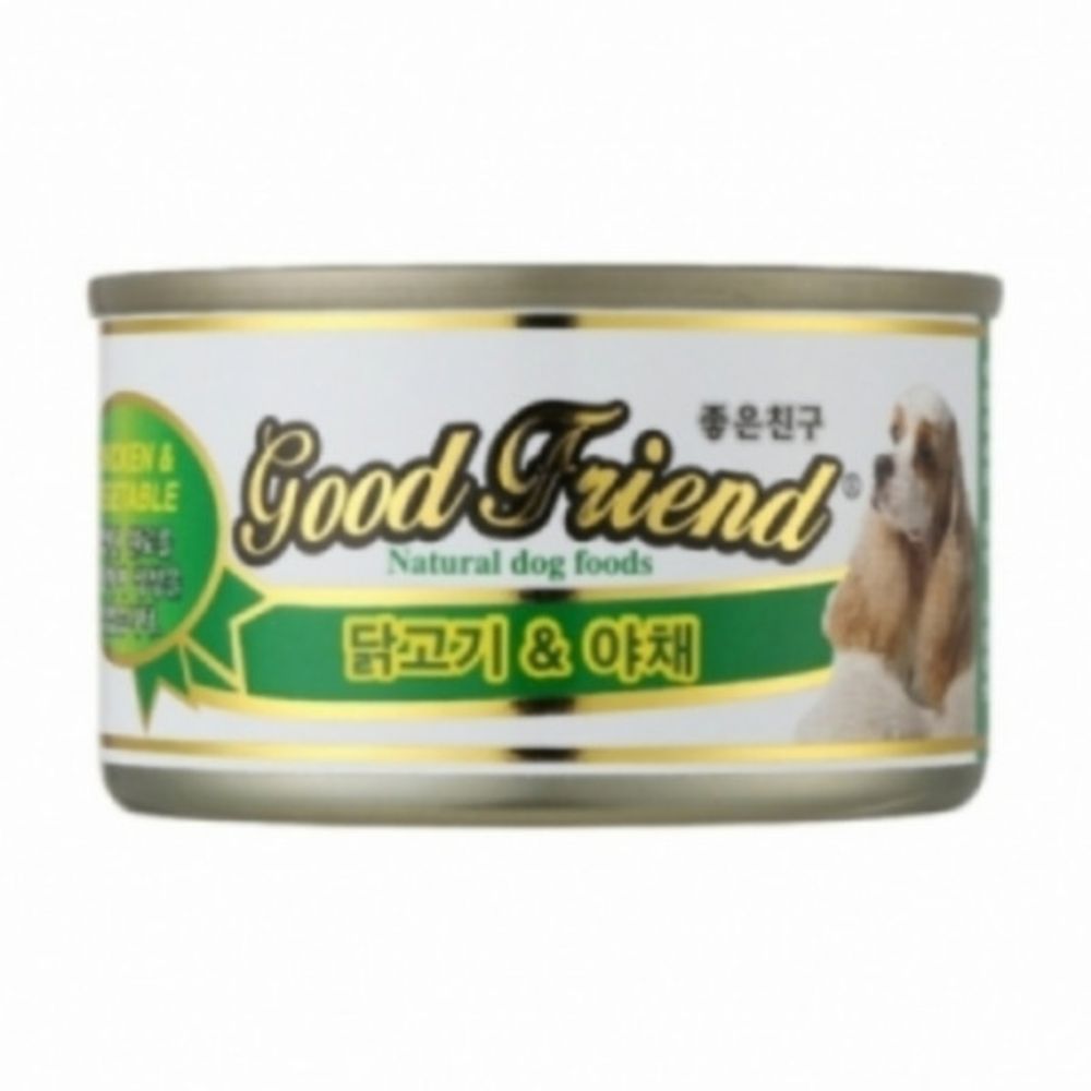 굿프랜드 닭고기+야채캔 100g 24개 1Box