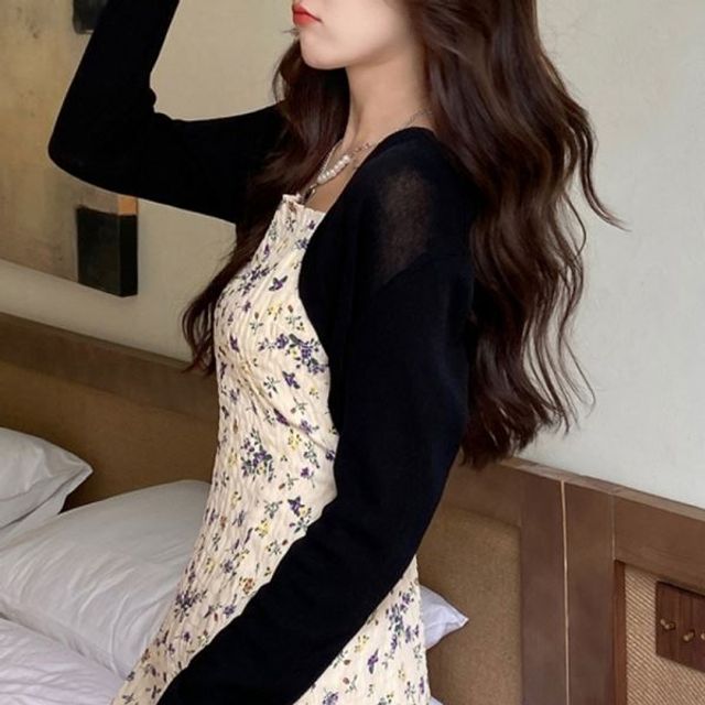 볼레로 여름 여리여리한 봄볼레 사무실 크롭 스